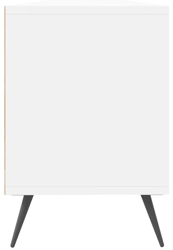 Móvel de TV 150x30x44,5 cm derivados de madeira branco
