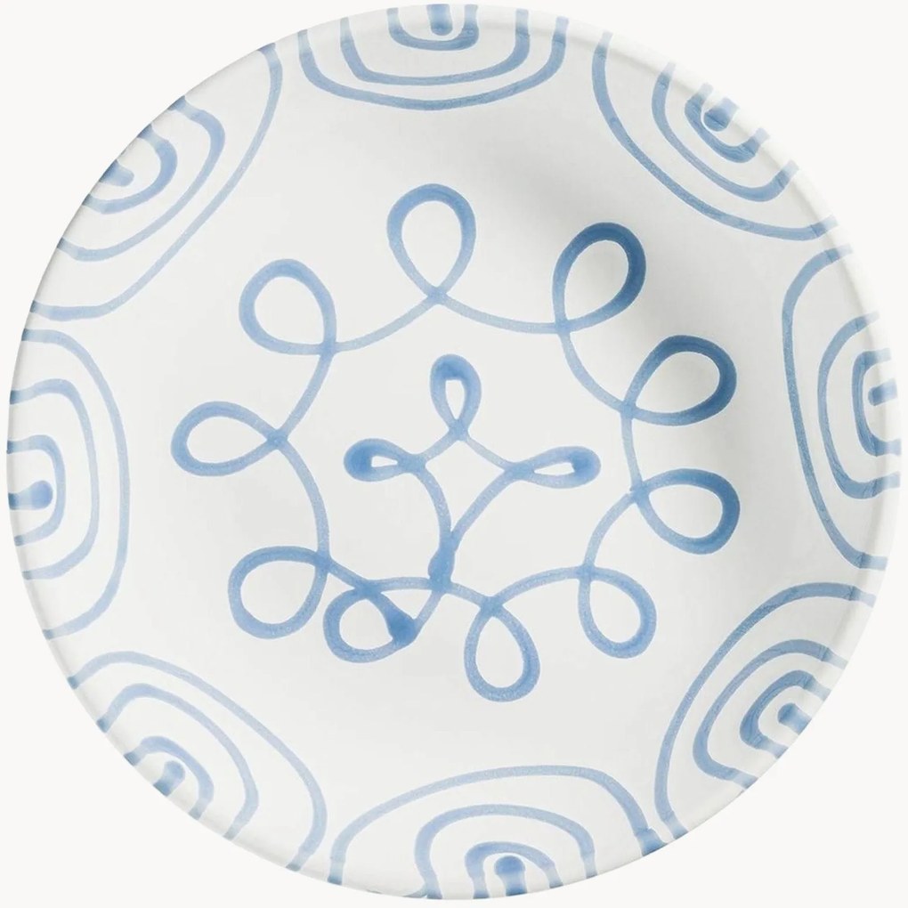 Prato de sopa artesanal Gelbgeflammt