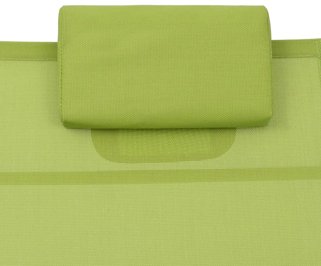 Espreguiçadeira alumínio textilene verde