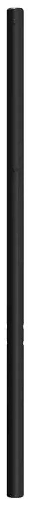 Cabeceira de cama 135 cm metal preto