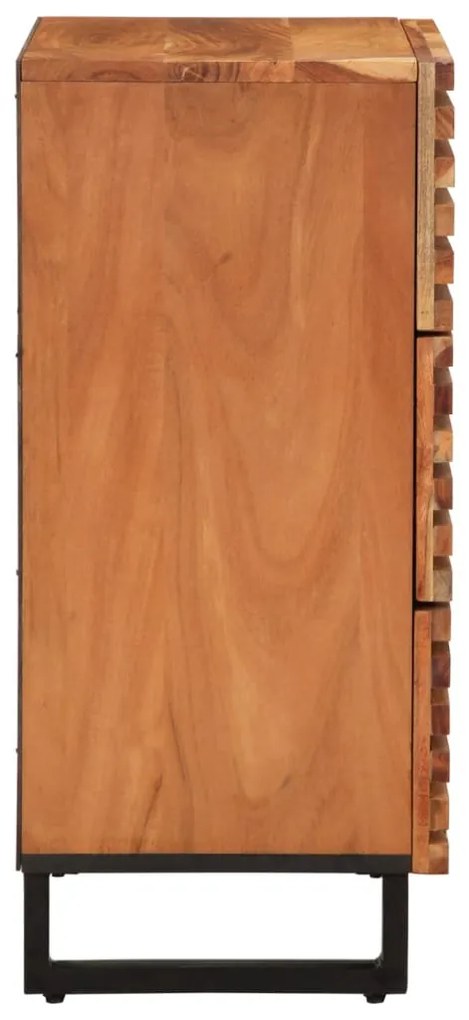 Aparador 60x34x75 cm madeira de acácia maciça