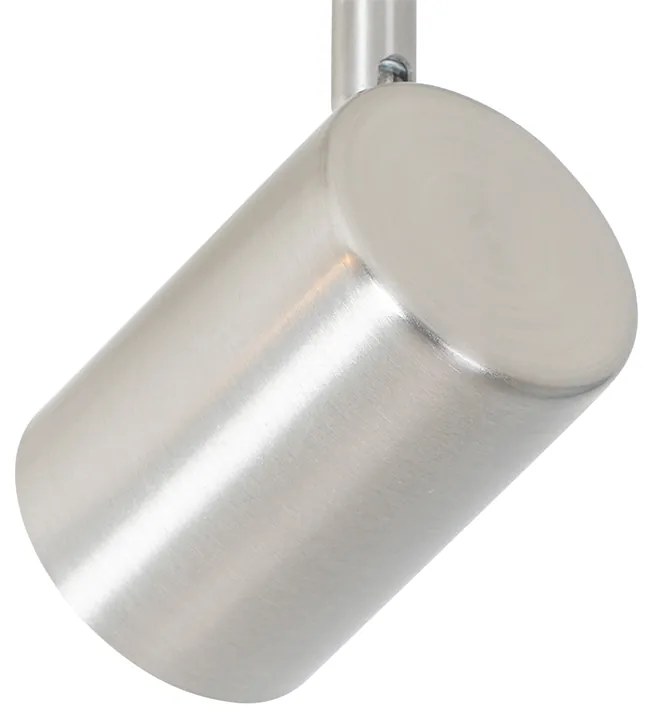 Candeeiro de Teto Moderno Aço 2 Luzes Ajustáveis - Jeana