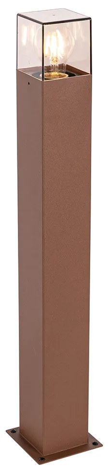 Candeeiro de pé para exterior industrial castanho ferrugem 70 cm IP44 - Denmark Industrial