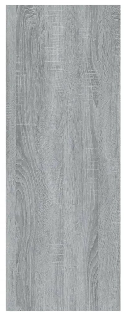 Mesa consola 78x30x80 cm derivados de madeira cinzento sonoma