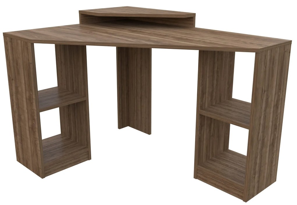 Secretária Flutuante – Nogueira – 120x90x76,8 cm