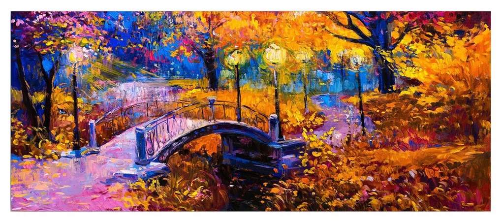 Pintura Decorativa em Tela YTY233816548_50120 – Multicolor – 50 x 120