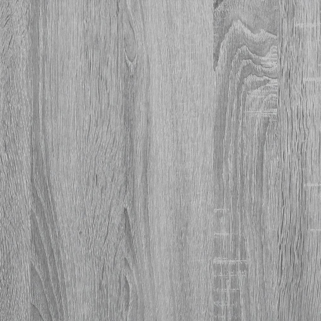Conj. de toucador 3 pcs derivados de madeira cinzento sonoma