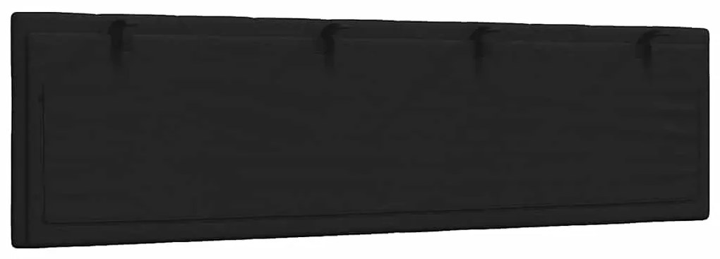 Almofadão de cabeceira 180 cm tecido preto