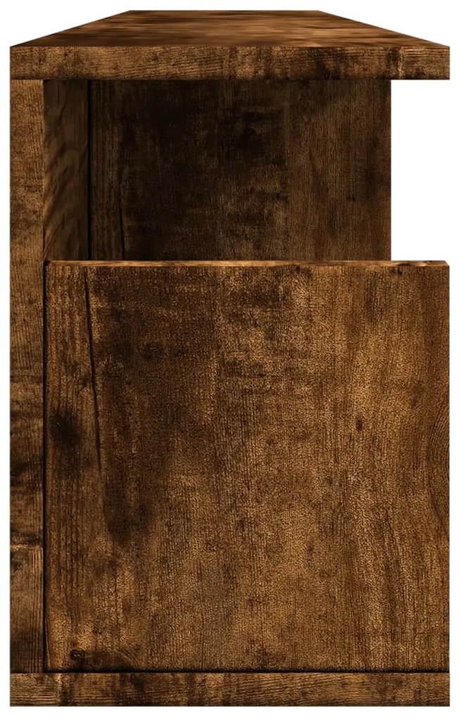 Armário de parede 100x20x30 cm deriv. madeira carvalho fumado