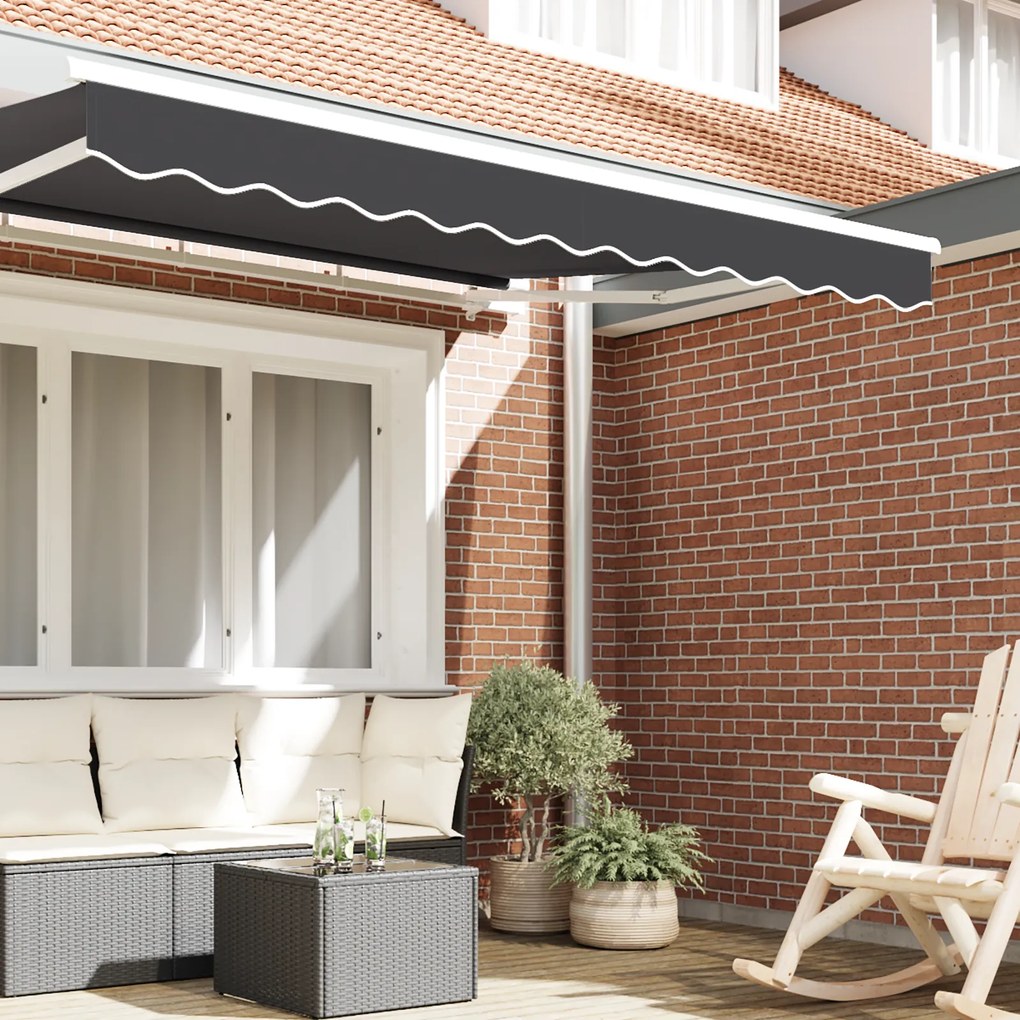 Valance do Toldo para Estrutura de 2.5 m Antracite 2.3x0.2 m