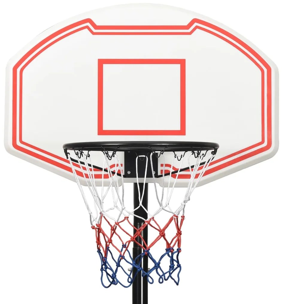 Tabela de basquetebol 282-352 cm polietileno branco