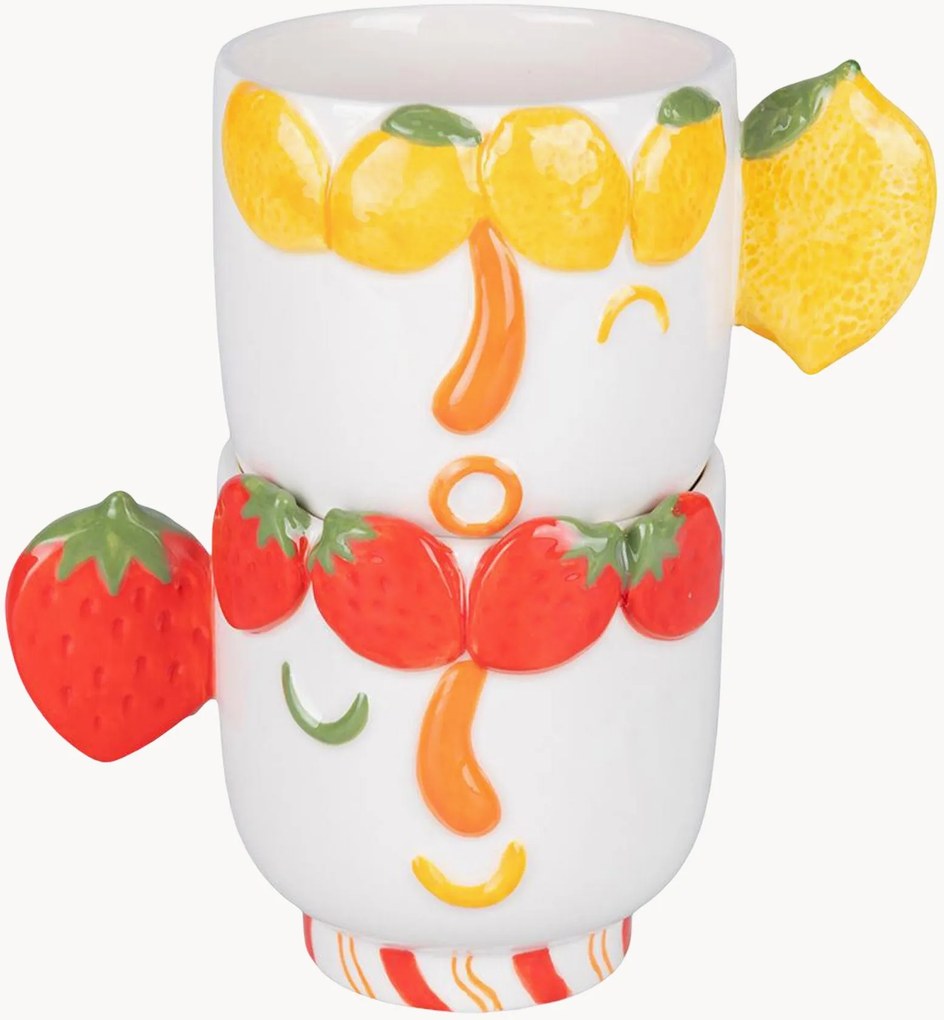 Canecas Face Design, conjunto de 2