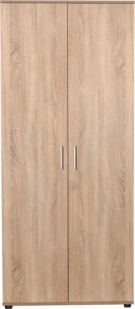 Roupeiro "Aurelio" – Carvalho Sonoma– 80 x 187 x 47 cm – Design Modern