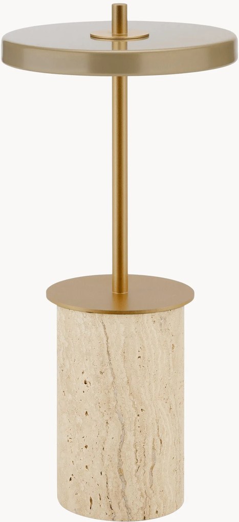 Candeeiro de mesa LED portátil regulável pequeno Asteria Move Mini