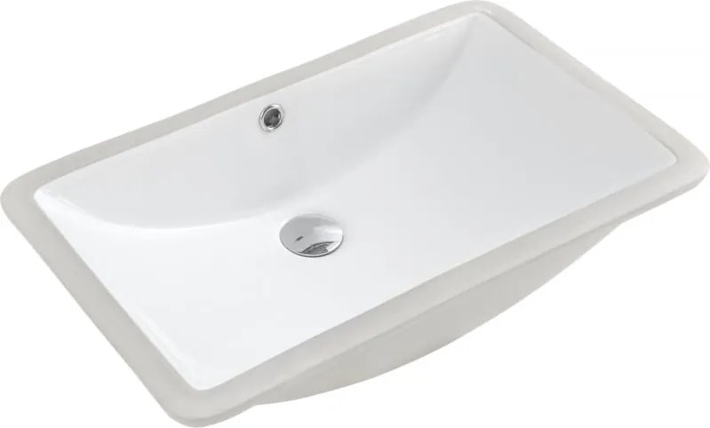 Mexen Venus lavatório embutido 60 x 37 cm, branco - 25416000