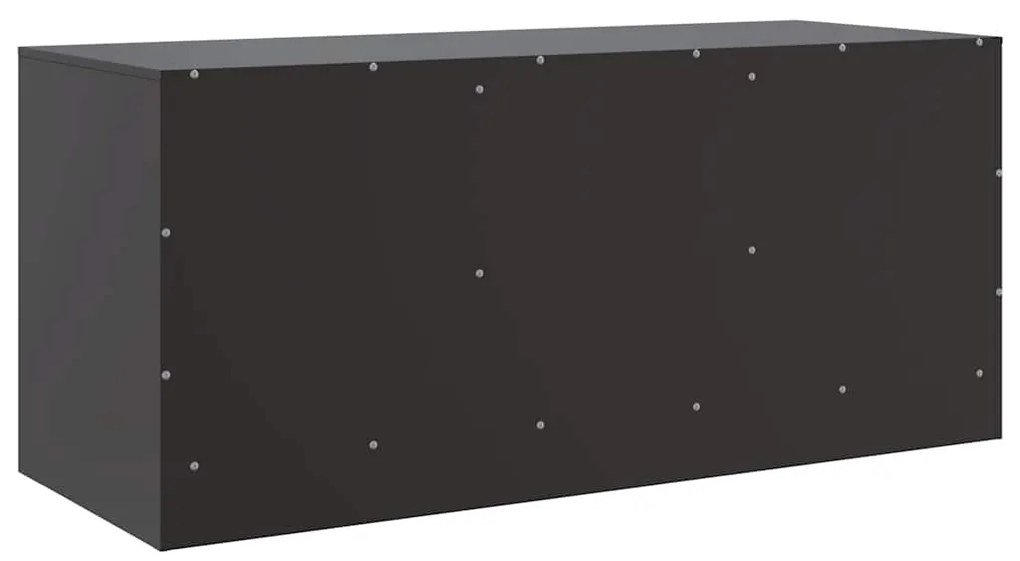 Móvel de TV 99x39x44 aço preto