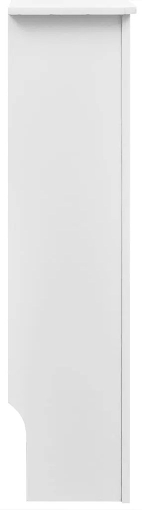 Coberturas de radiador 2 pcs MDF 112 cm branco