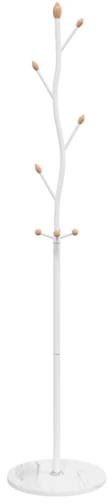 Bengaleiro 177 cm ferro revestido a pó branco