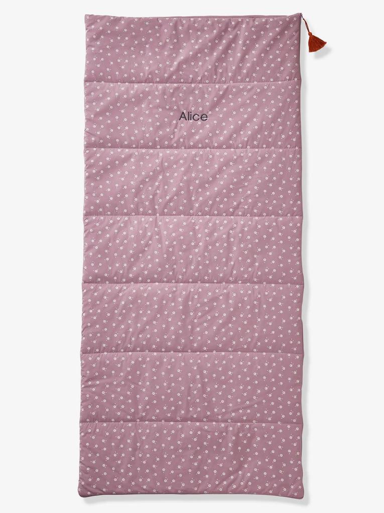 Saco-cama personalizável, tema Margaridas violeta medio estampado