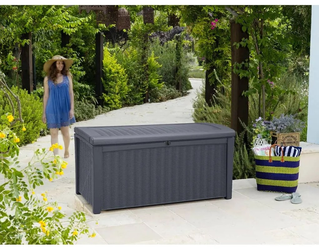 Caixa de arrumação para jardim Borneo 416 L