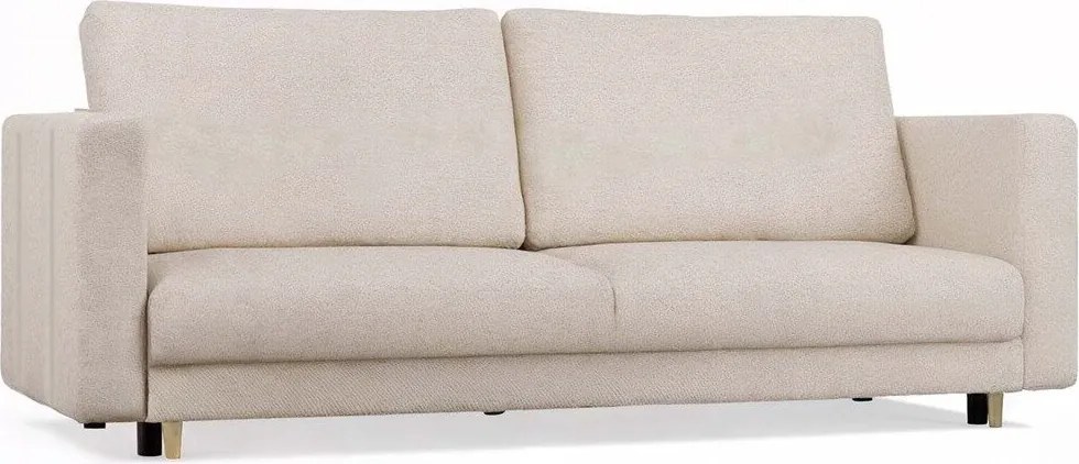 Sofá-cama Mandeville 353, Disponível, Bege, 90x221x98cm, Pernas: Madeira