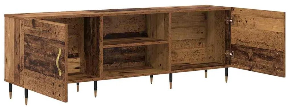 Gabinete para TV com prateleira Madeira antiga 150 x 30 x 50 cm