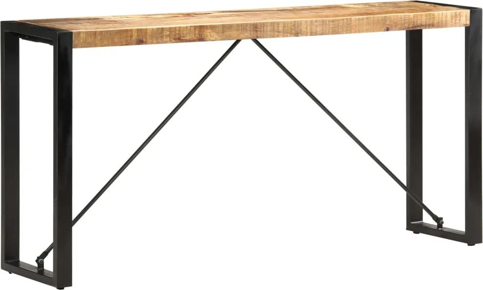 Mesa consola 150x35x76 cm madeira de mangueira maciça