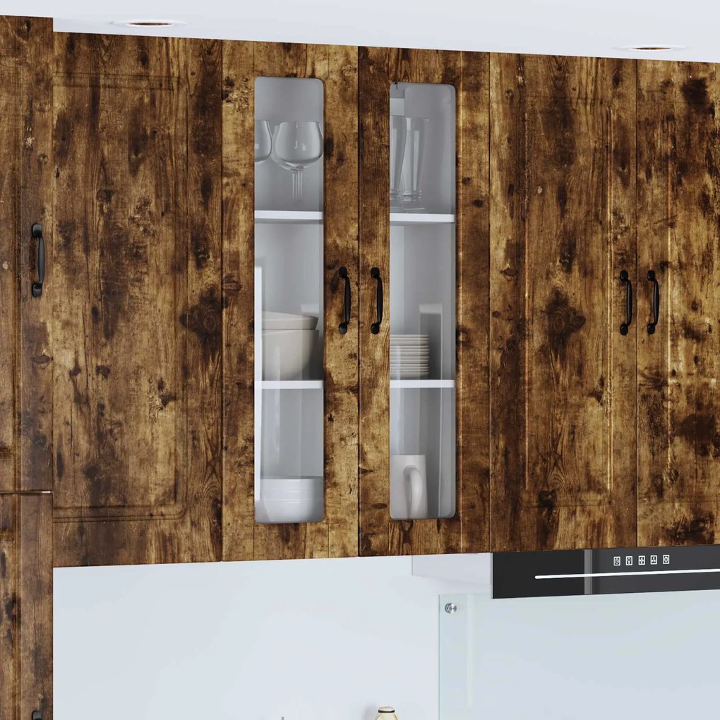 vidaXL Armário de Cozinha com porta Carvalho Defumado 60 x 31 x 100 cm