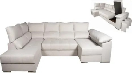 Sofá canto Cantata (350x200cm | C/cama | Personalizavel)