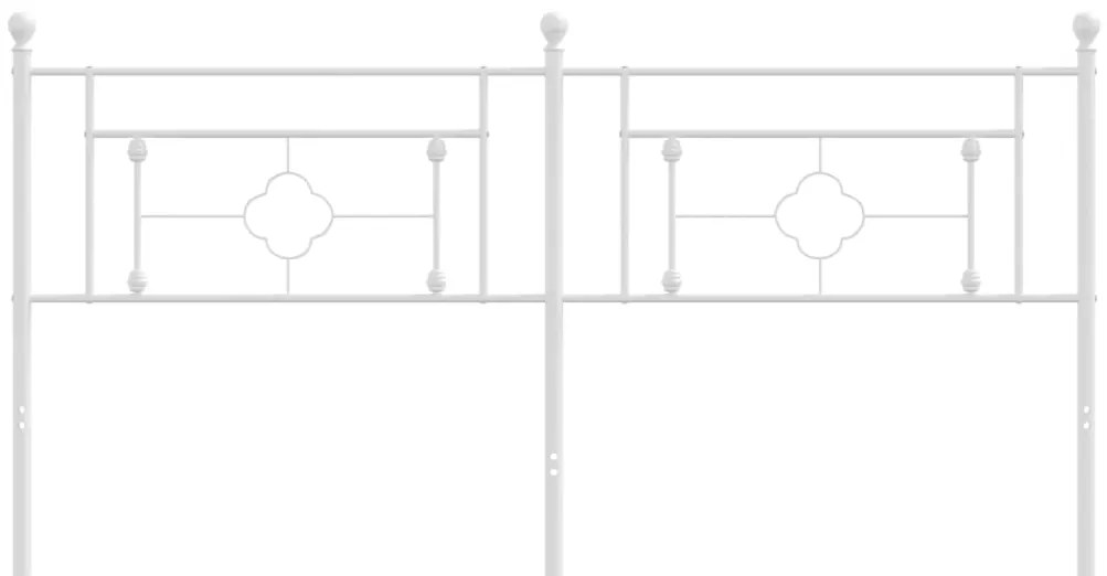 Cabeceira de cama 180 cm metal branco