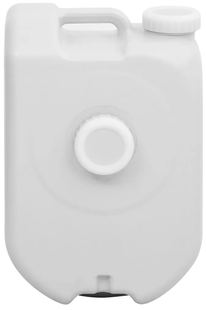 Tanque de água portátil com adaptador 24 L cinzento