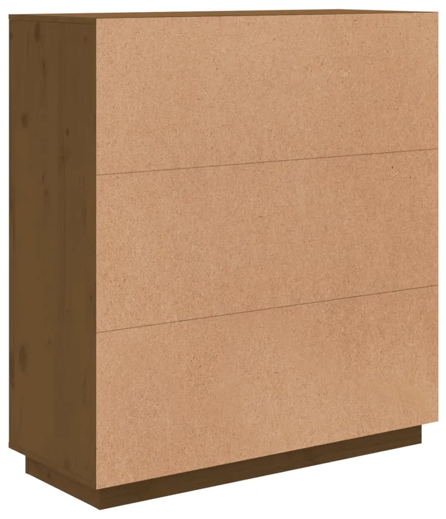 Aparador alto 100x40x108,5 cm pinho maciço castanho mel