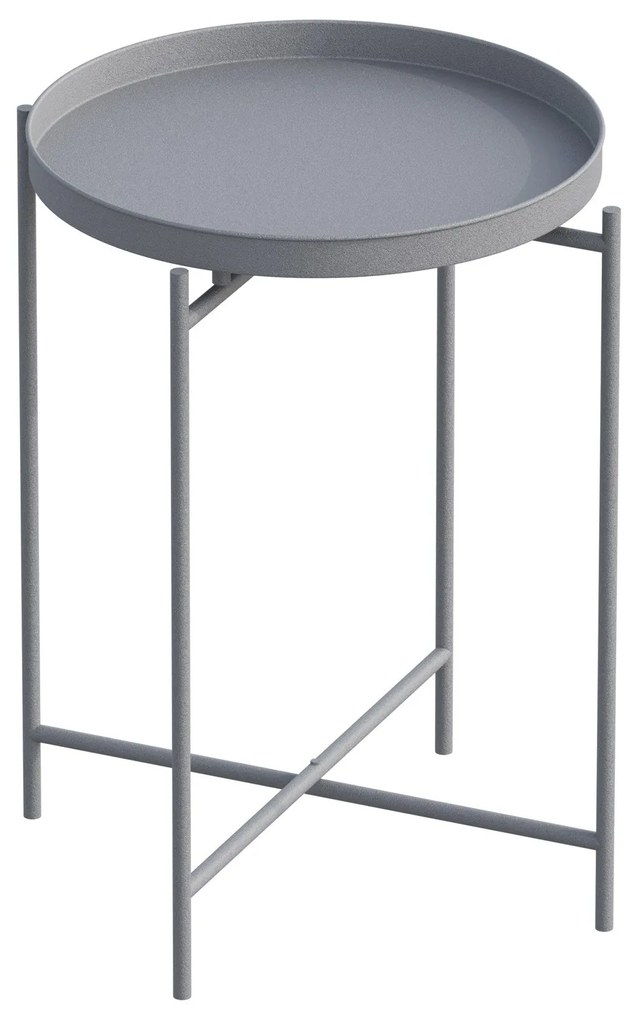 Mesa de Centro SHB-007-C – Cinza – 46x56x46 cm | Tribo Home