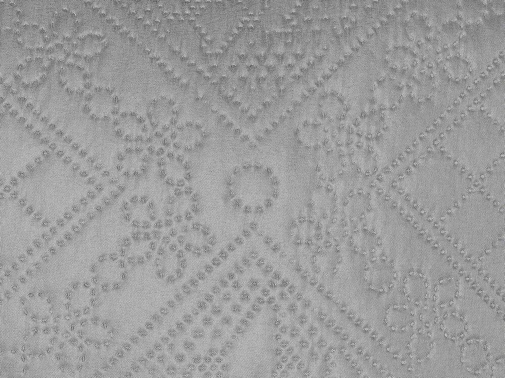 Colcha com relevo e duas almofadas cinzentas  220 x 240 ALAMUT Beliani