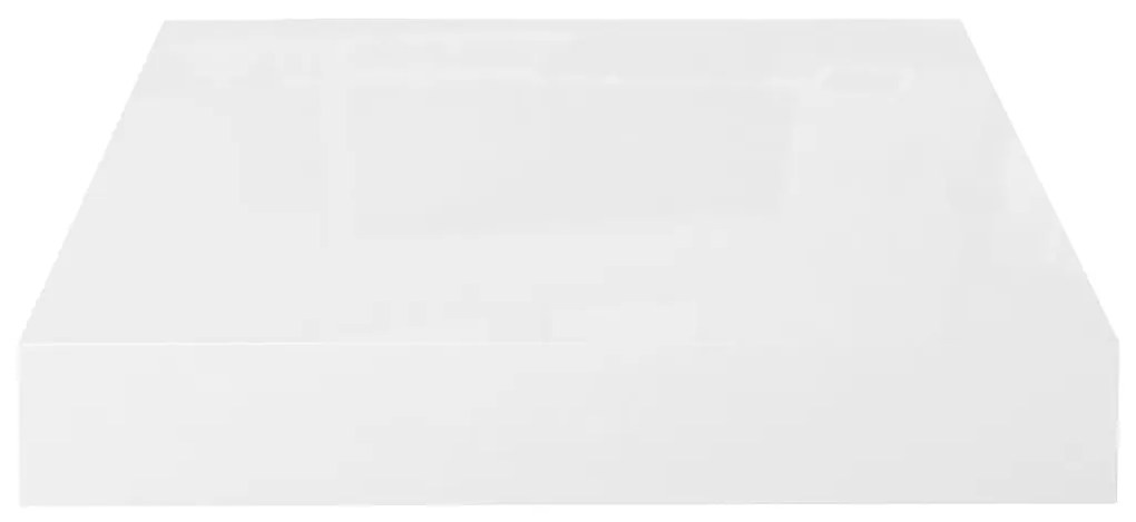 Prateleiras de parede suspensas 4 pcs 23x23,5x3,8cm MDF branco