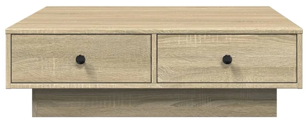Mesa de centro 90x90x28 cm contraplacado carvalho sonoma