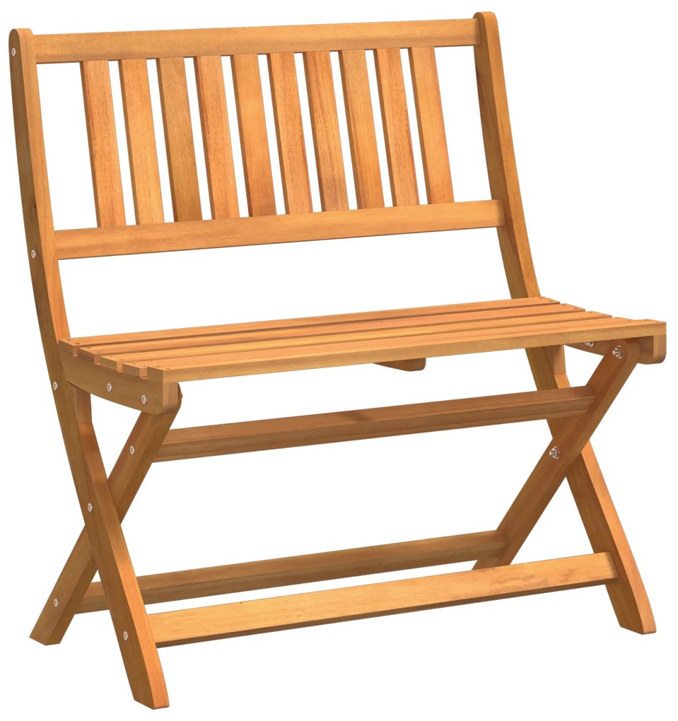 Conjunto de Bistro de Jardim de 4 Peças vidaXL de Madeira Maciça de Ac