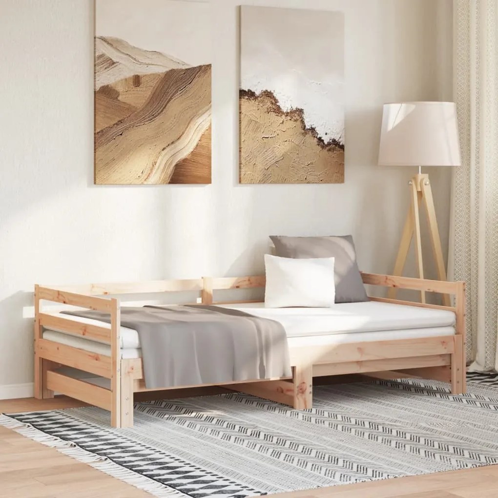 Estrutura sofá-cama de puxar sem colchão 80x200 cm