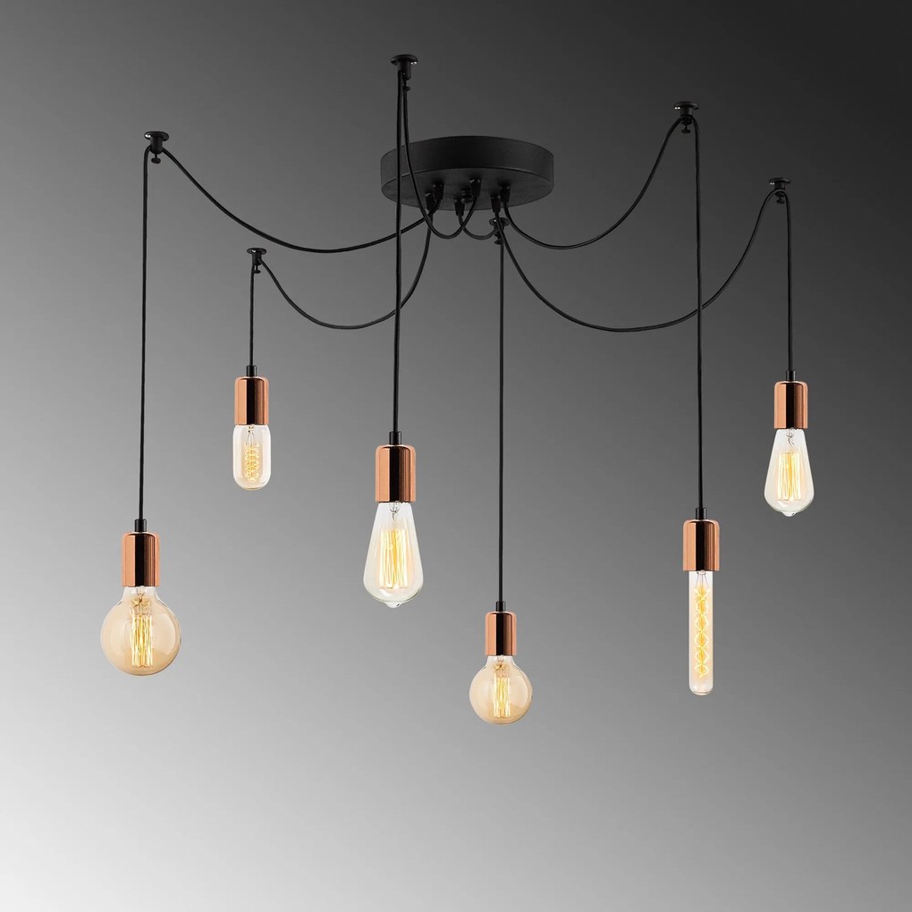 Chandelier Kabluni – Cobre – 126 x 126 cm