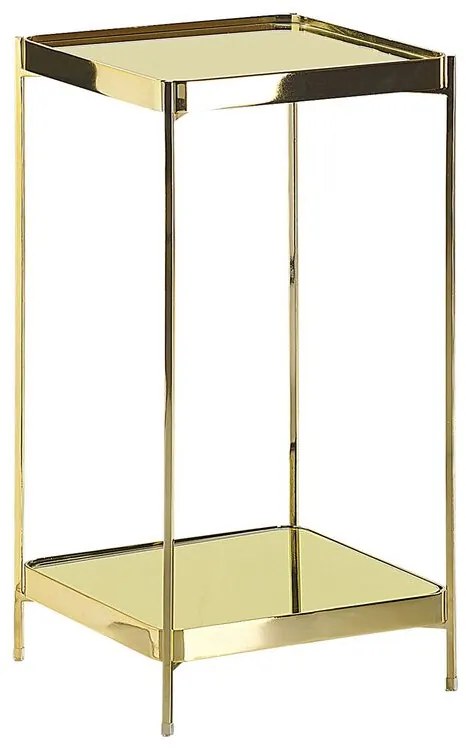 Mesa de apoio dourada 29 x 29 cm ALSEA Beliani