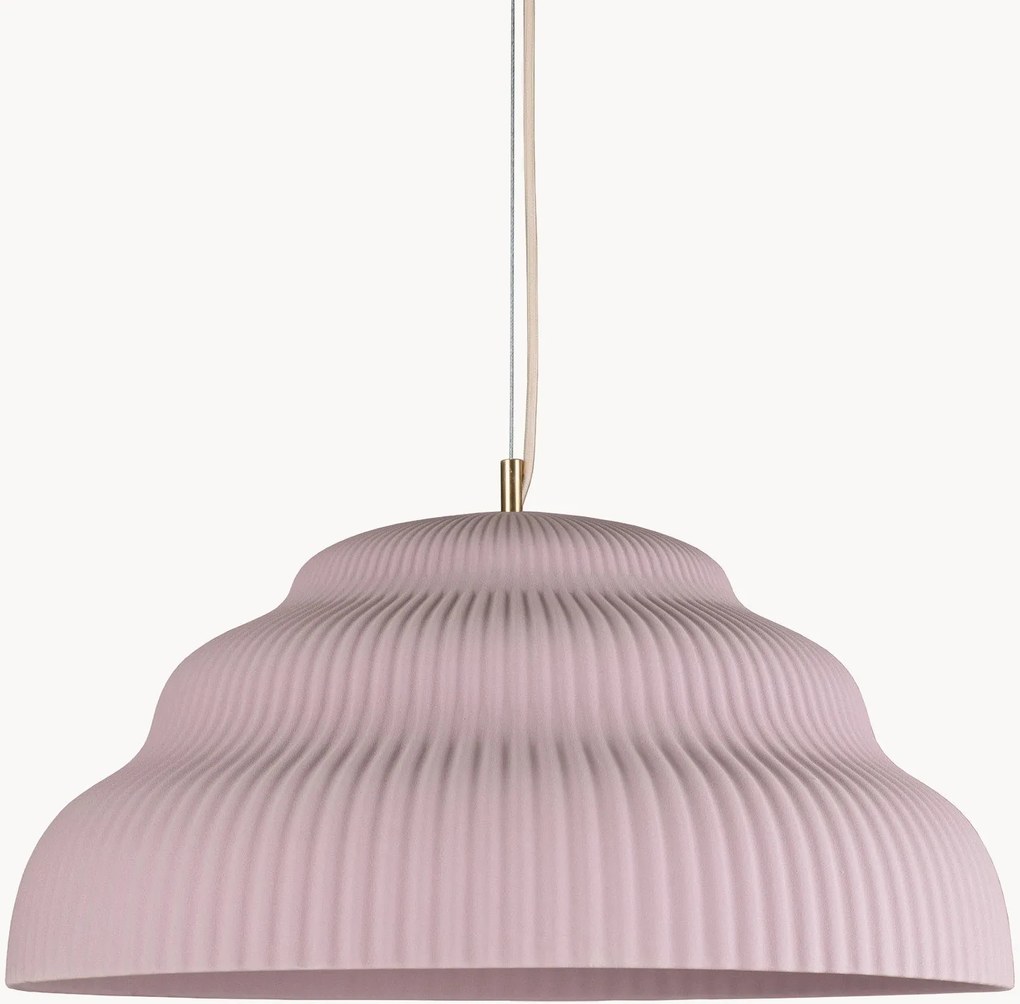 Candeeiro suspenso artesanal em cerâmica Kaskad, vários tamanhos