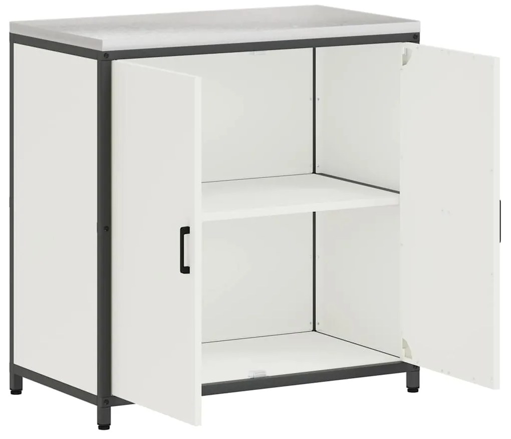 Armário de Armazenamento para Cozinha Branco 60 x 50 x 92 cm