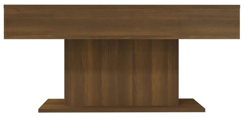 Mesa centro 96x50x45 cm derivados de madeira carvalho castanho