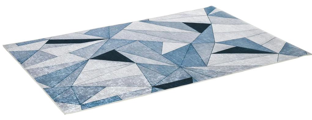 HOMCOM Tapete de Sala de Estar Moderno 230x160cmTapete Geométrico com Base Antiderrapante para Dormitório Escritório Estúdio Multicor | Aosom Portugal