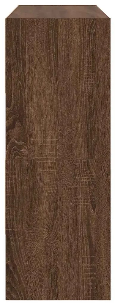 Sapateiras 2 pcs empilháveis 89,5x30x40 cm carvalho castanho