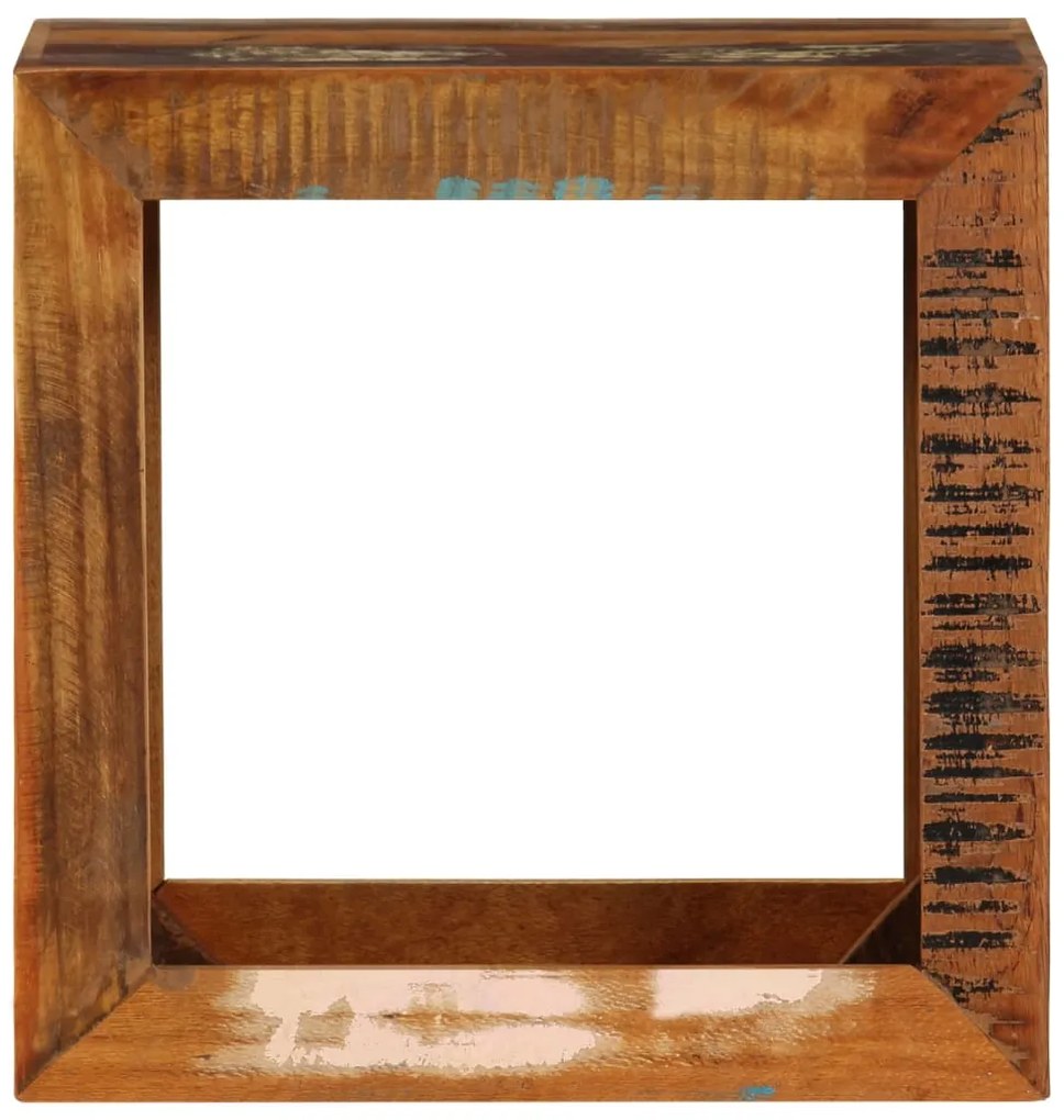 Banco 40x30x40 cm madeira recuperada maciça