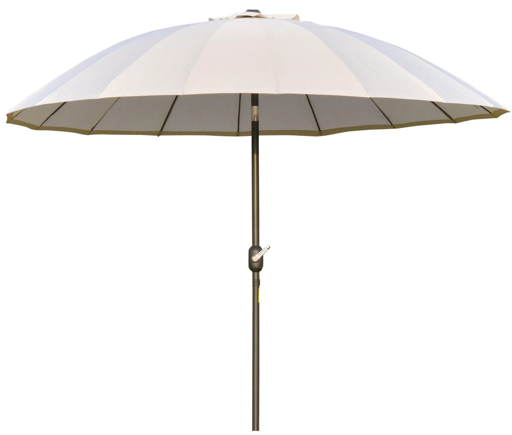 Chapéu de Sol de Jardim Ø2,5x2,4 m Chapéu de Sol de Terraço com Manive
