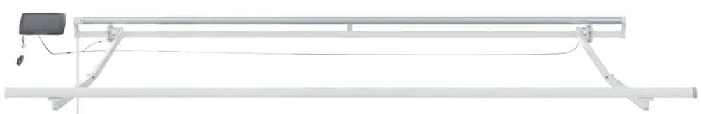 Toldo Retrátil with Manual Branco 300 x 250 cm Branco