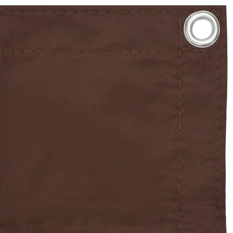 Tela de varanda 75x300 cm tecido Oxford castanho