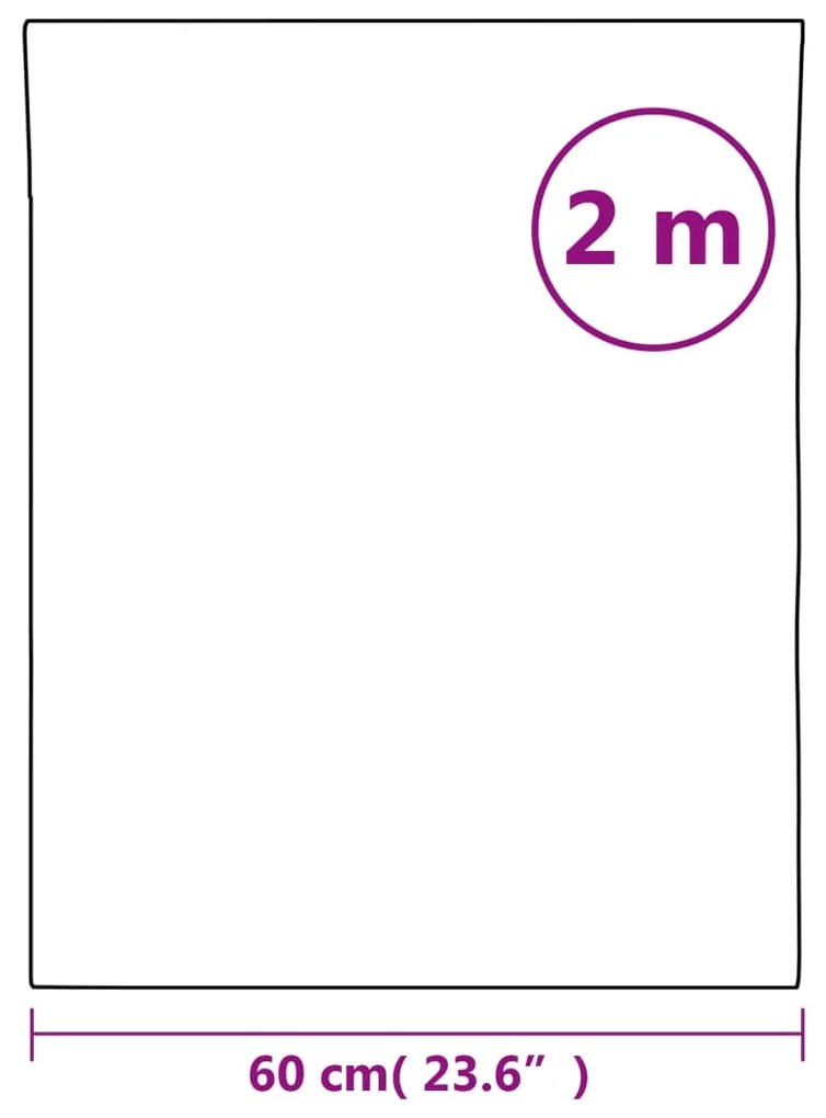 Películas autocolantes espelhadas 2 pcs 60x200 cm PET